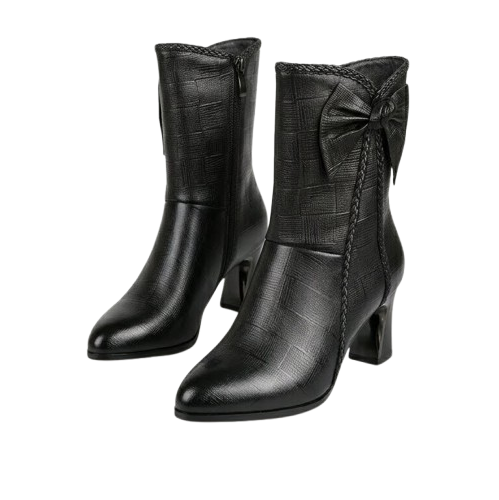Alinna – Women's Comfort Boots - Black - 35