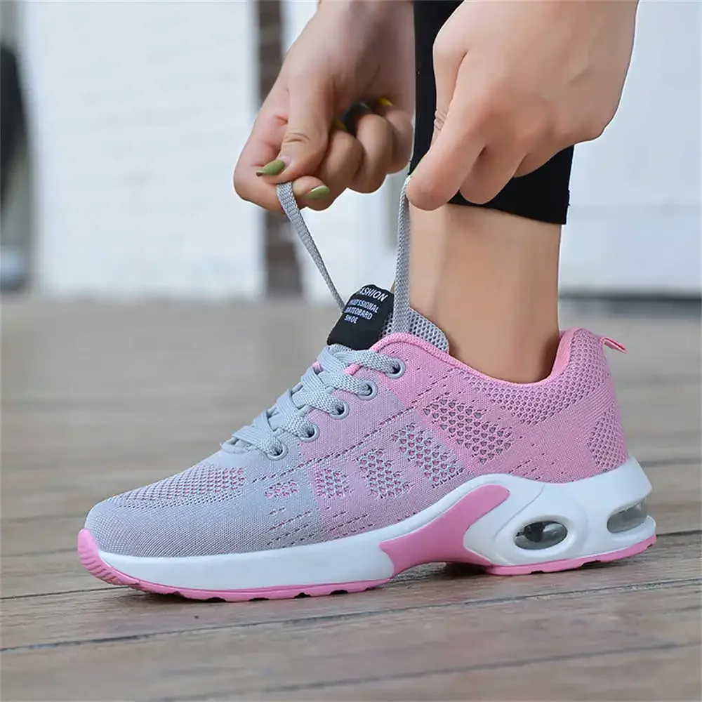 SportAir – Comfort Athletic Sneakers - Gray/Pink - 40