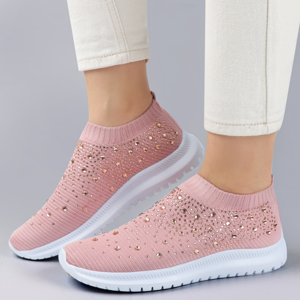 Star – Women's Comfort Sneakers - White - 38