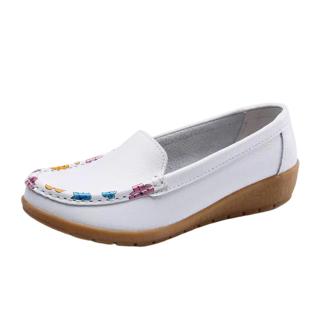 Floralis – Comfort Loafers - White - 35