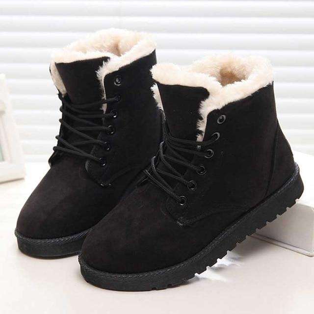 LondonLuxe – Women's Comfort Boots - Black - 36