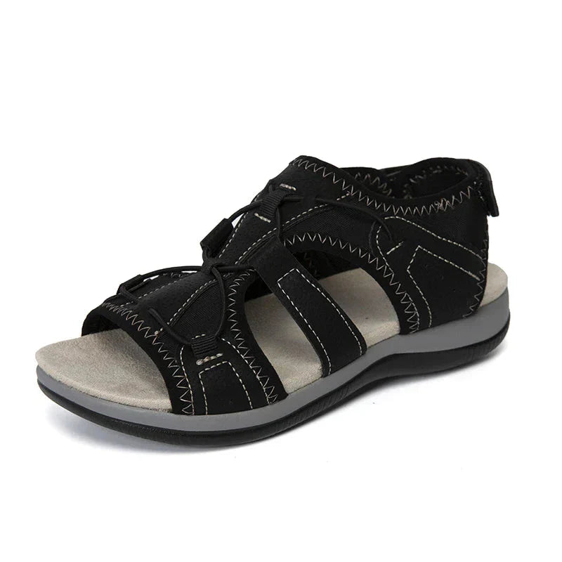 Lady – Women's Comfort Sandals - Black - 35