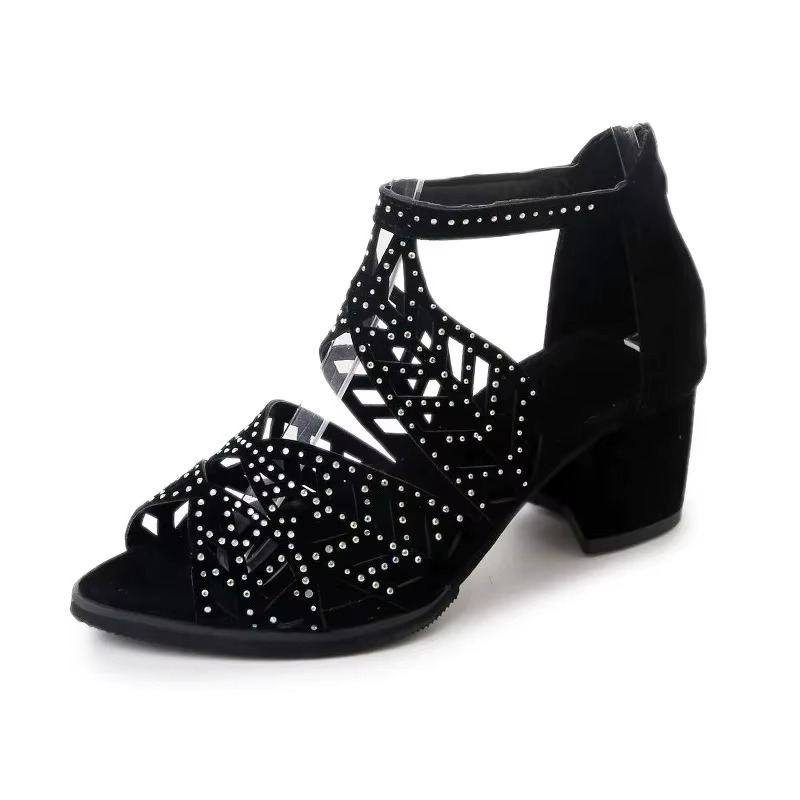 Akali – Women's Comfort Sandals - Black - 35