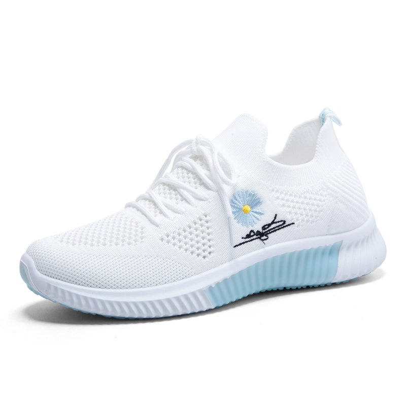 Cozy Cloud – Comfort Sneakers - White/Pink - 36
