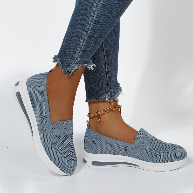FlexiWalk – Comfort Sneakers - Cyan - 41