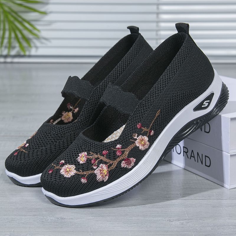 Tênis Feminino Fit Floral Ideal para o Dia a Dia