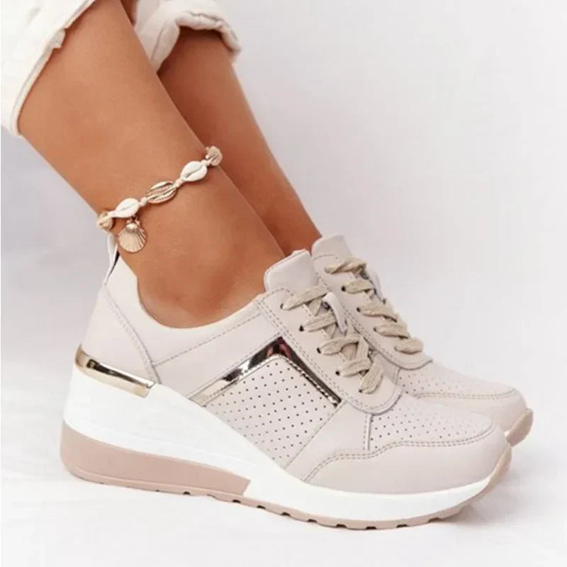 Elegance – Comfort Sneakers - White - 37
