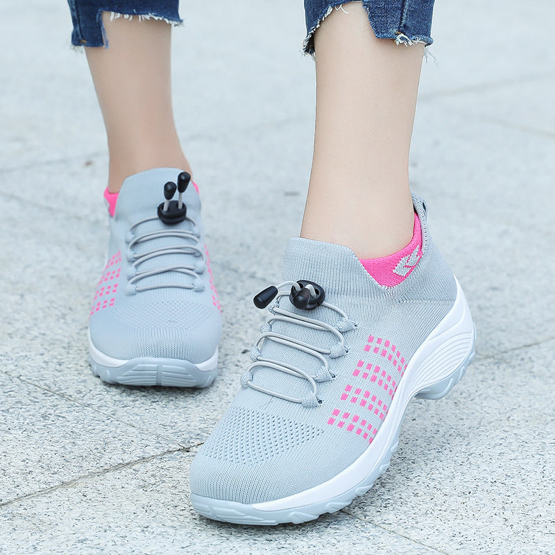 Run Comfort – Women's Comfort Sneakers - Black/Purple - 39