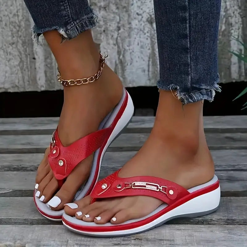 Lina – Women's Comfort Sandals - White - 42