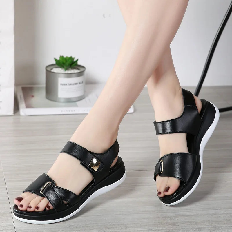 Sandália Feminina Korean Macia e Confortável