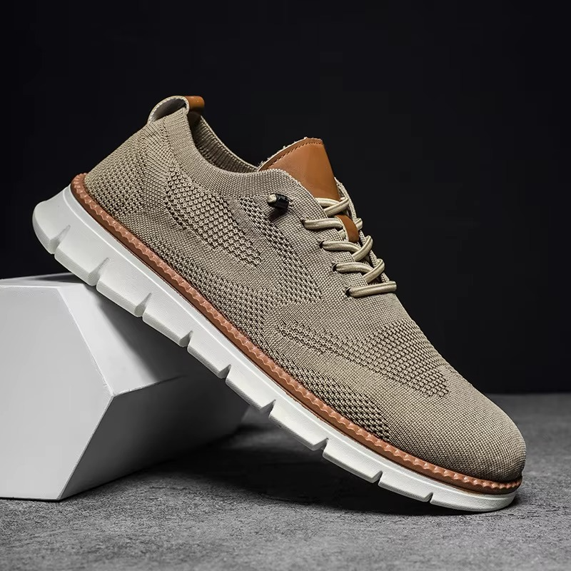 UpComfort – Men's Comfort Sneakers - Beige - 43