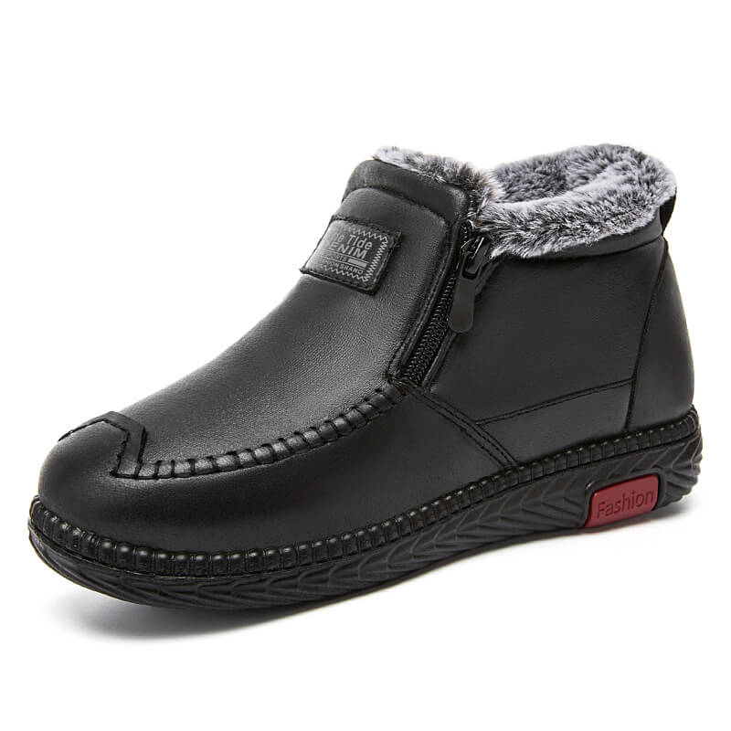 Fashion – Women's Comfort Boots - Black - 39
