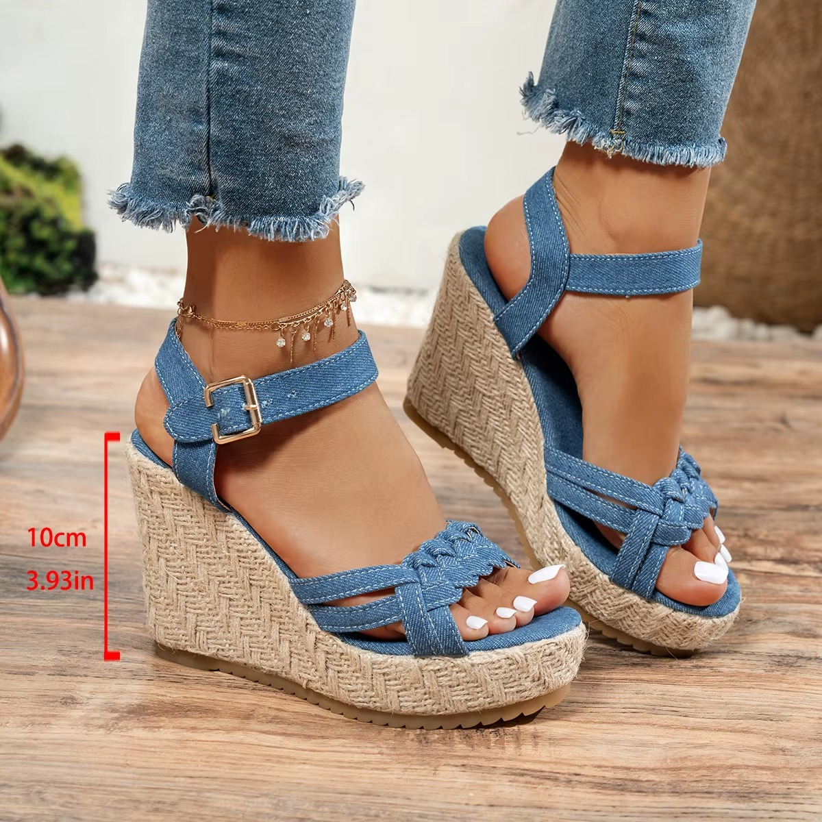 Charlotte – Women's Comfort Sandals - Blue - 40