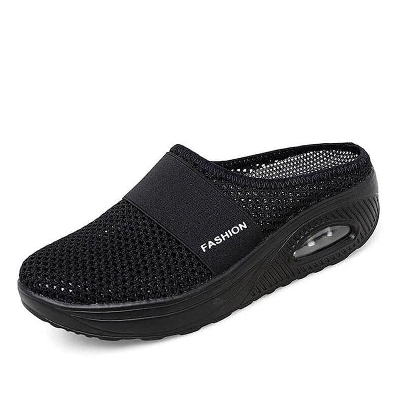 Fashion – Women's Comfort Sandals - Black - 35