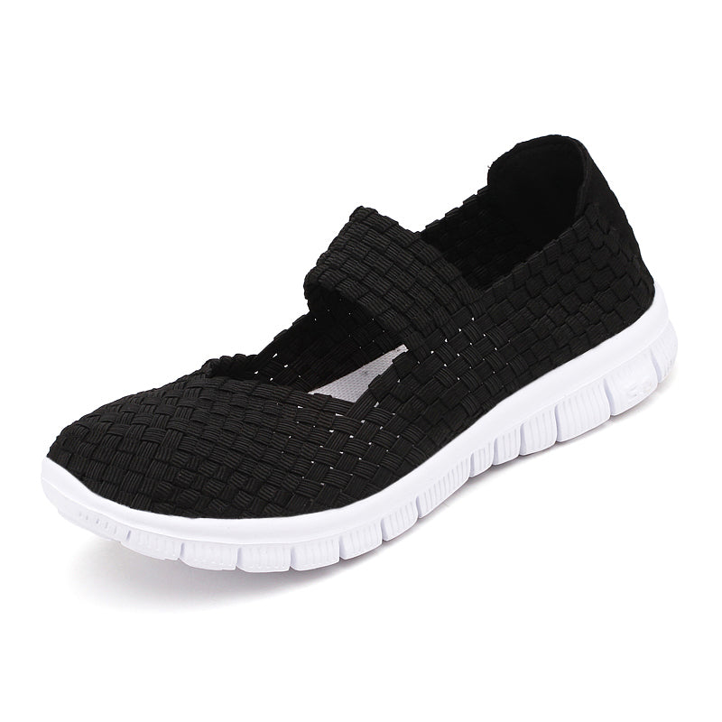 Star – Women's Comfort Sneakers – Style 2 - Black - 35