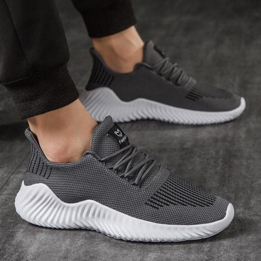 Mesh – Comfort Sneakers - Black - 38