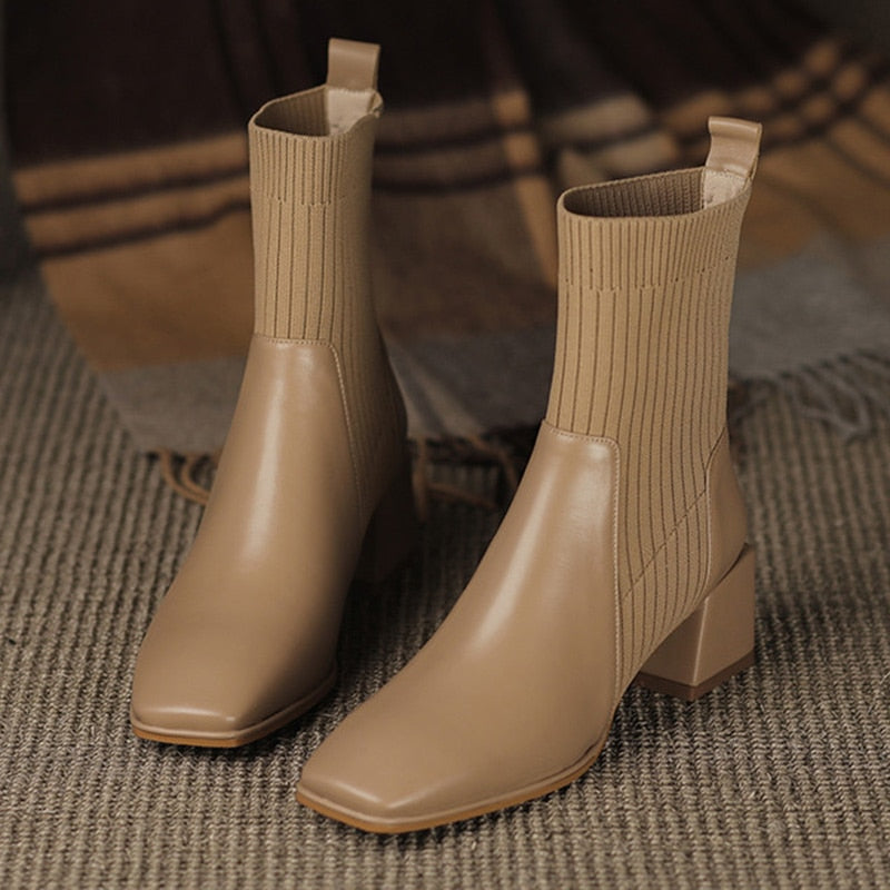 Monique – Women's Comfort Boots - Black - 39
