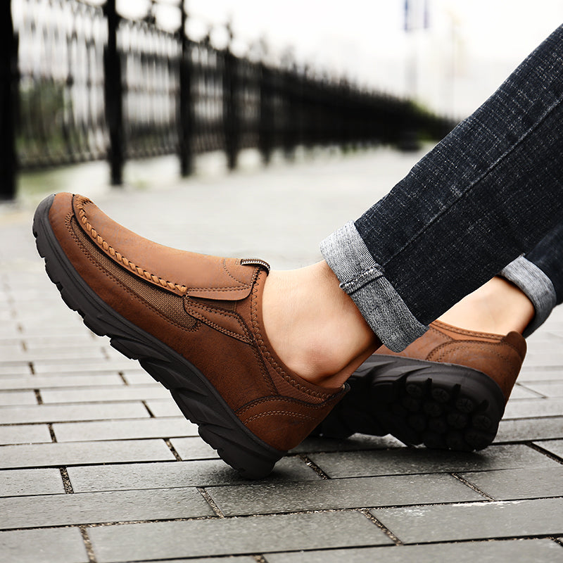 Winston Classic – Men's Comfort Sneakers - Brown - 42