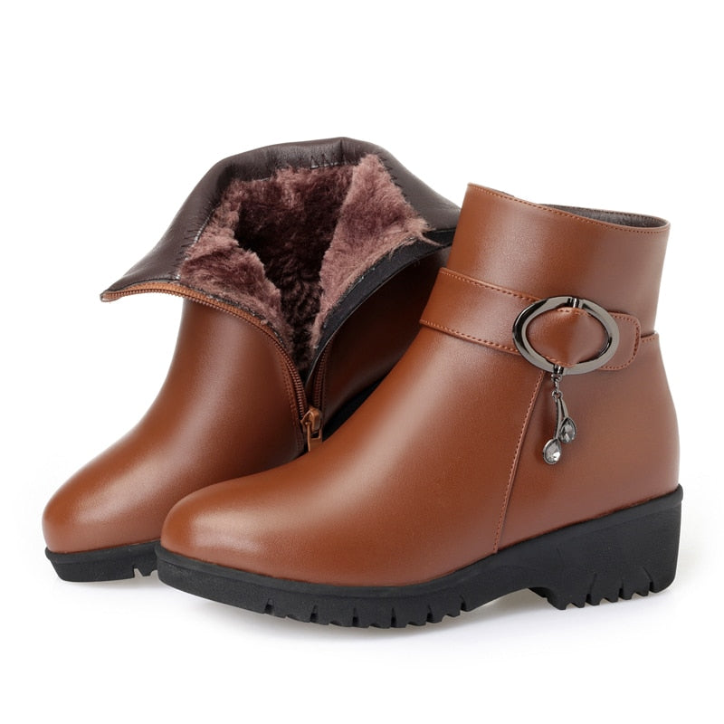 Madrid – Women's Comfort Boots - Brown - 35