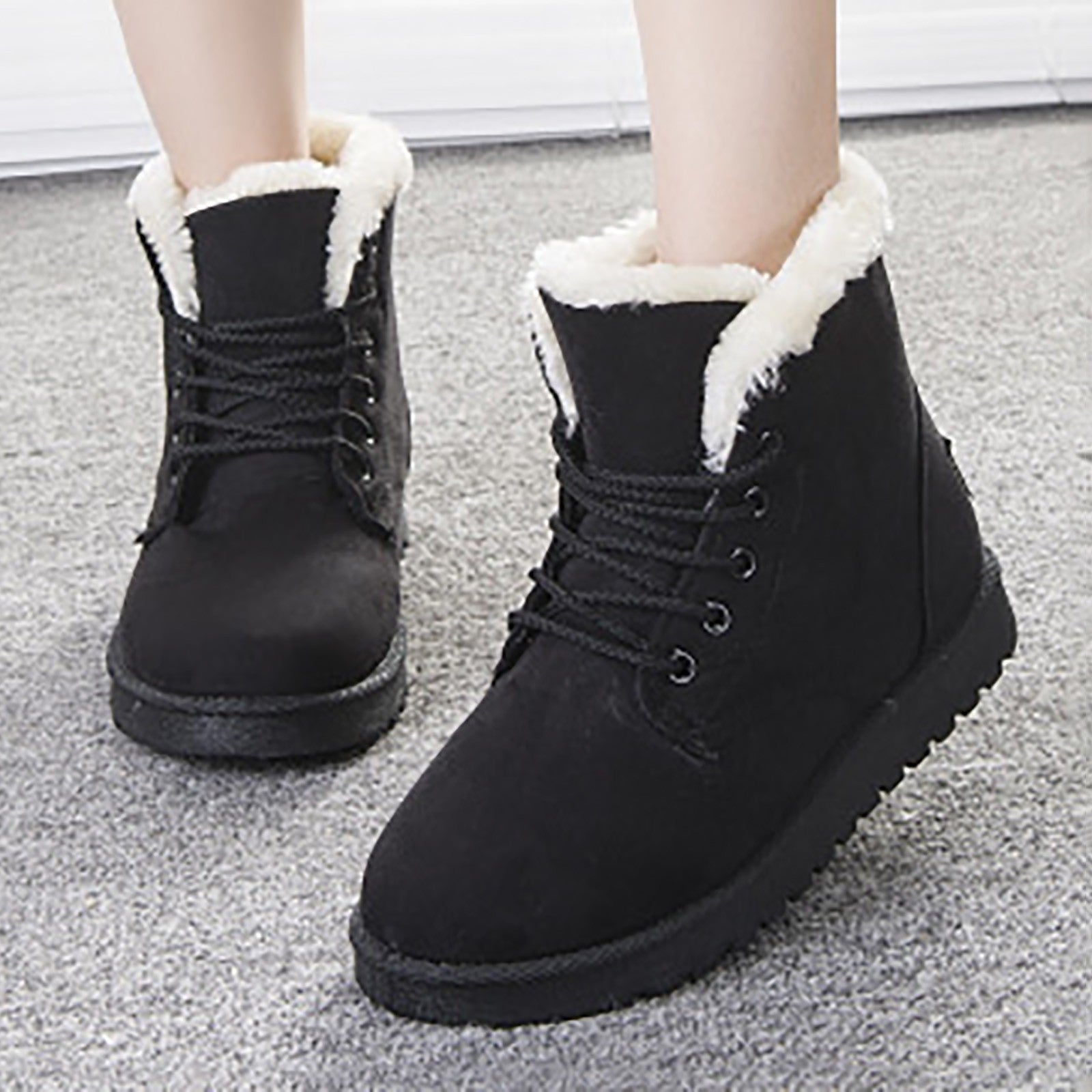 LondonLuxe – Women's Comfort Boots - Gray - 41