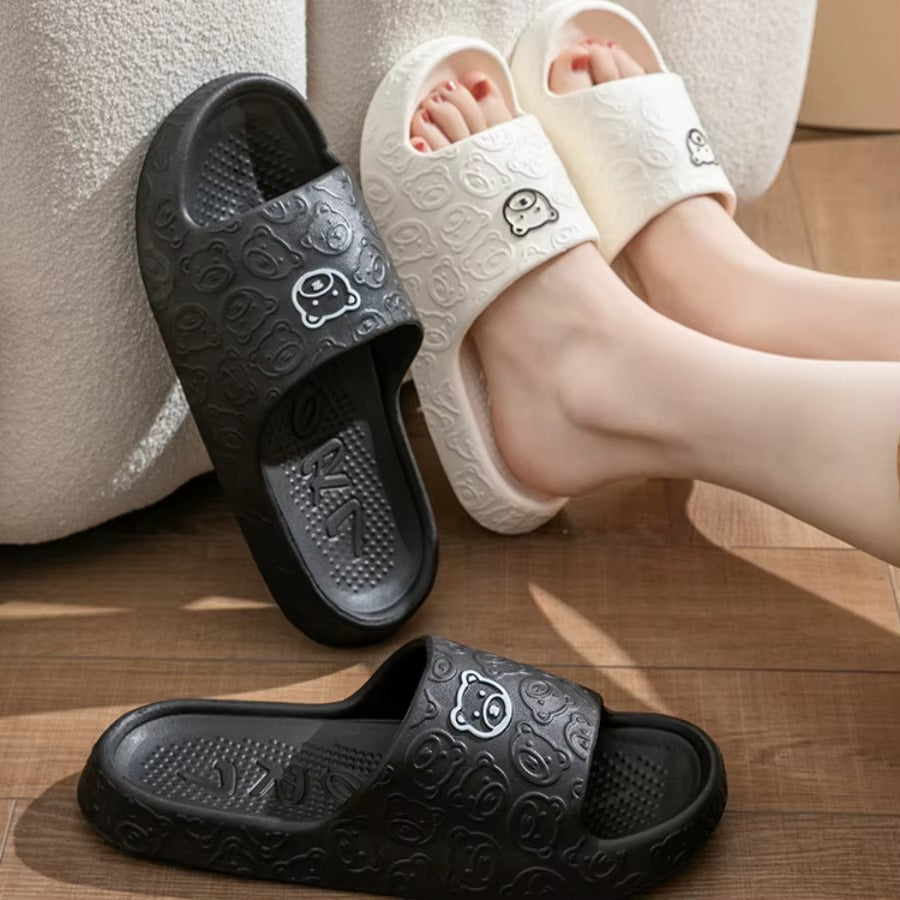 WalkBear – Women's Comfort Slides - Black - 35