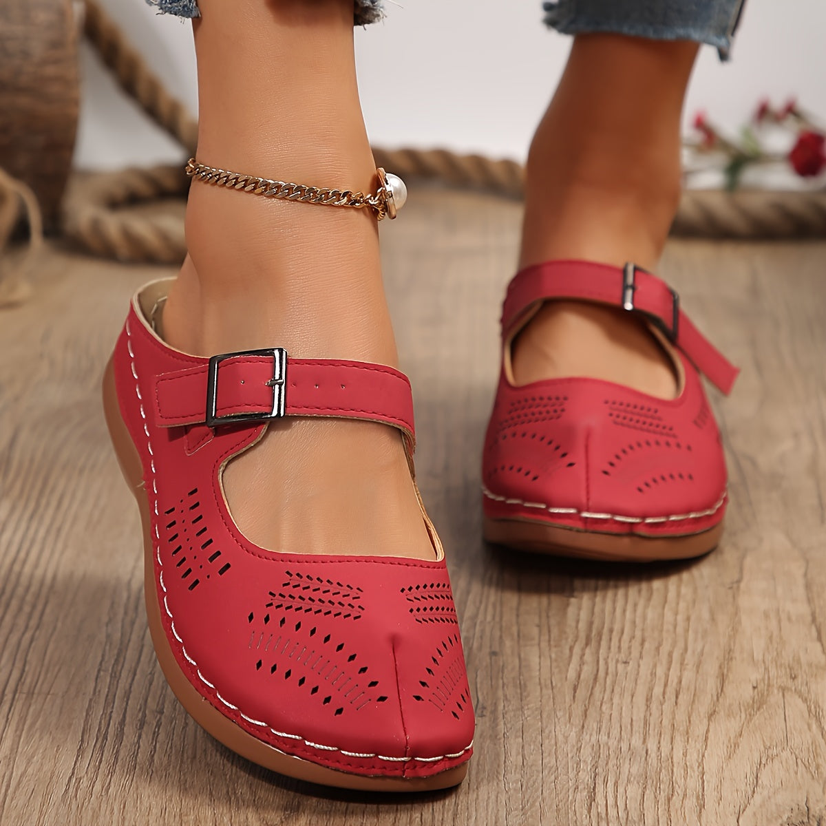 Prettyness – Women's Comfort Sandals - Brown - 39