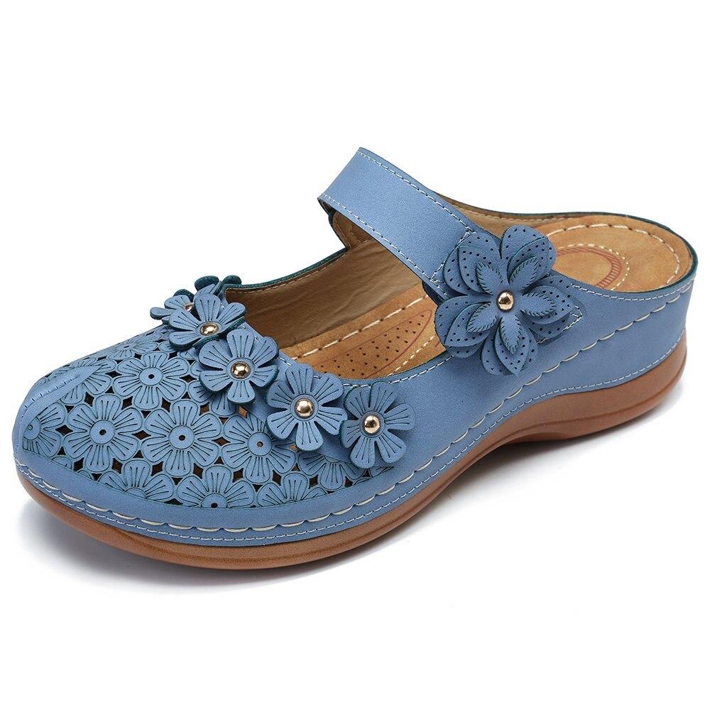 Sandália Feminina Flowers Leve e Prática