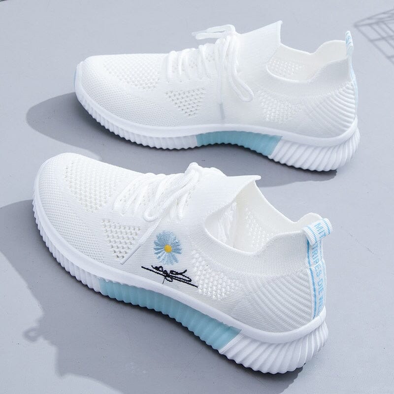Cozy Cloud – Comfort Sneakers - White/Pink - 38