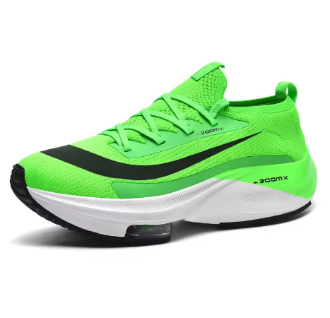 RunPro – Men's Comfort Sneakers - White/Orange - 40