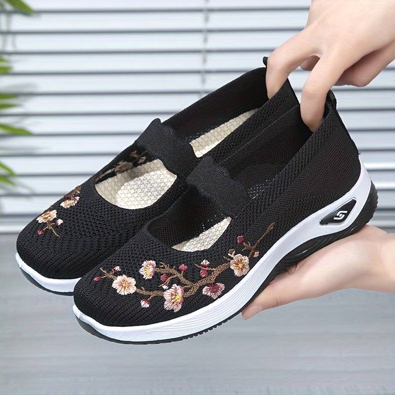 Tênis Feminino Fit Floral Ideal para o Dia a Dia