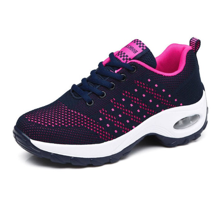 Air Fashion – Comfort Sneakers - Gray/Pink - 37