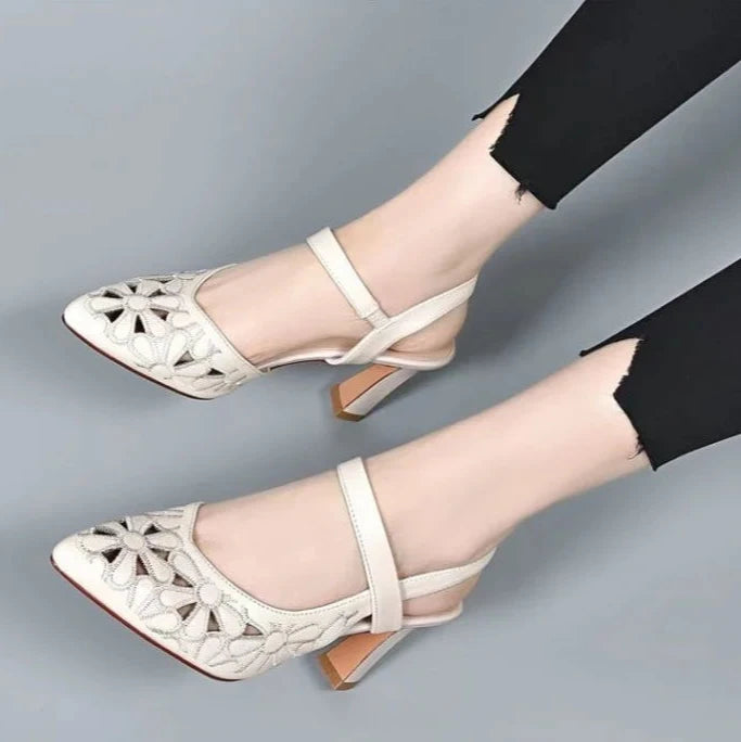 Fiorenza – Comfort Heeled Shoes - Black - 40