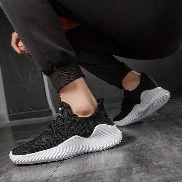Mesh – Comfort Sneakers - Black - 37