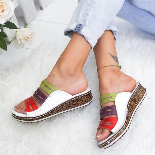 Luna – Women's Comfort Sandals - White - 37