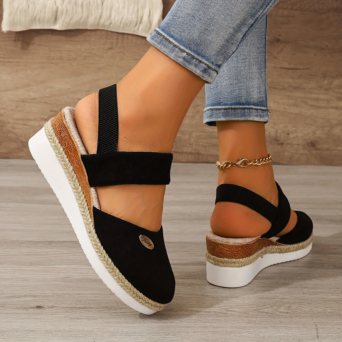 Azaleia – Women's Comfort Sandals - Black - 39