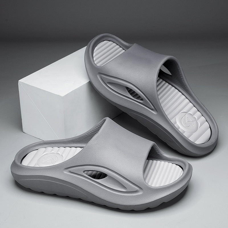 SlideFlex – Women's Comfort Slides - Black - 41
