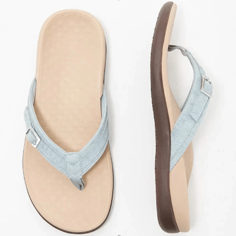 Slim – Women's Comfort Flip-Flops - Dark Blue - 40