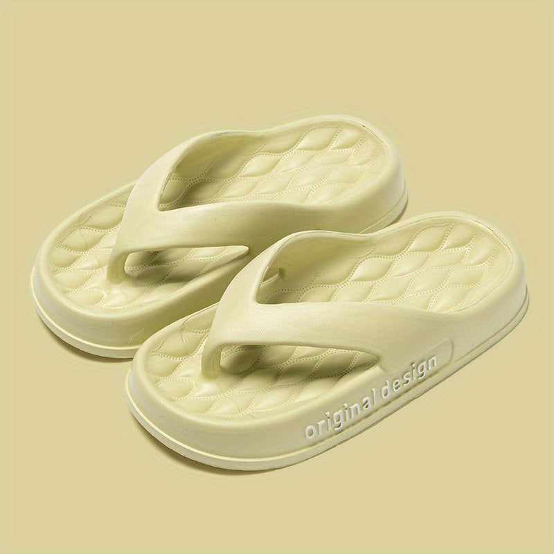 Cloudy – Women's Comfort Flip-Flops - Beige - 39