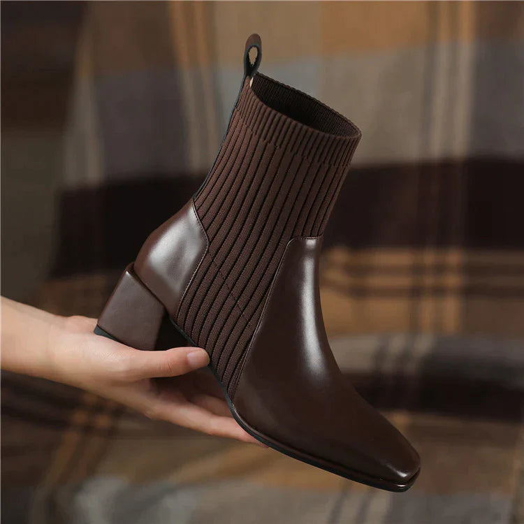 Monique – Women's Comfort Boots - Brown - 40