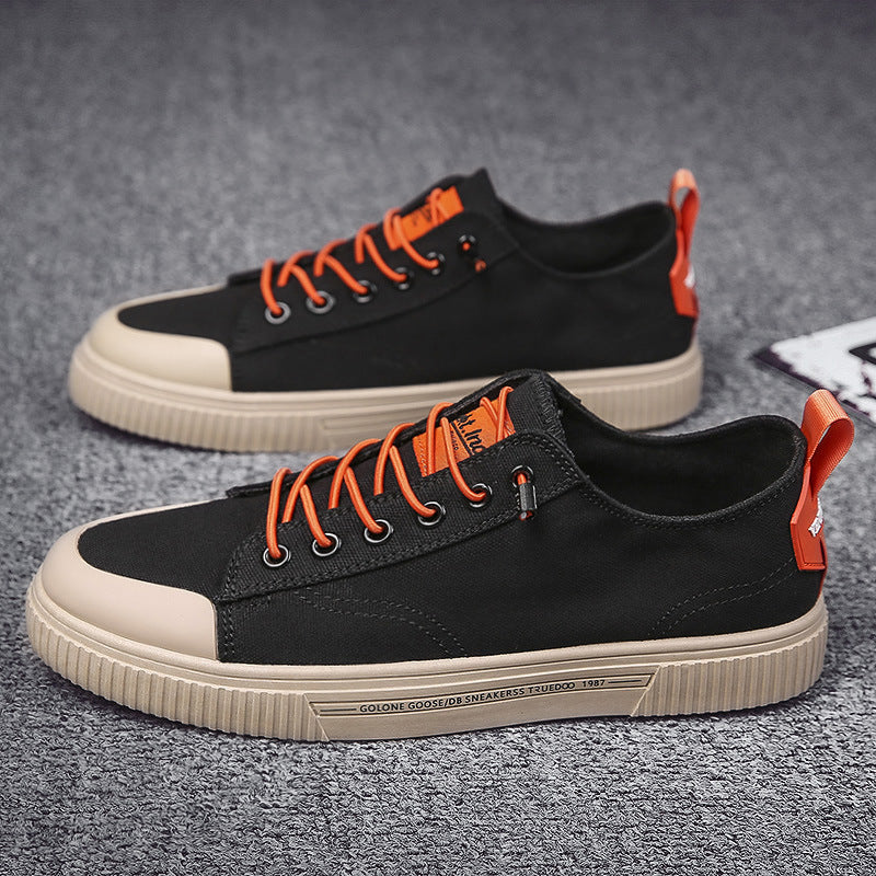 Vulcan – Men's Comfort Sneakers - Orange - 40