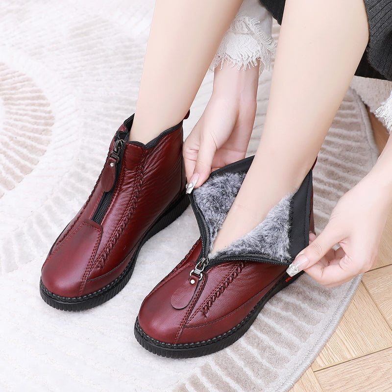 Florence – Women's Comfort Boots - Red - 35