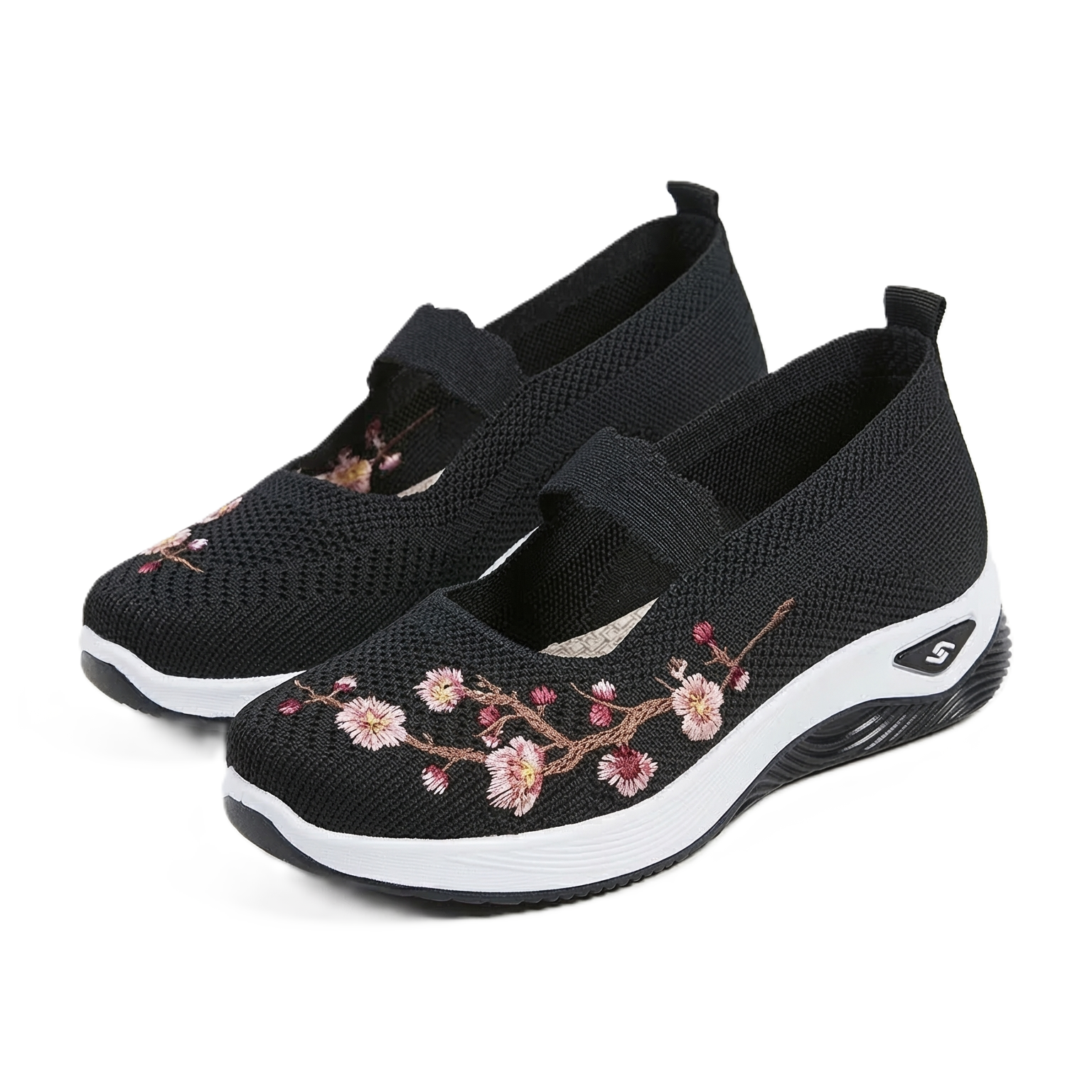 Tênis Feminino Fit Floral Ideal para o Dia a Dia
