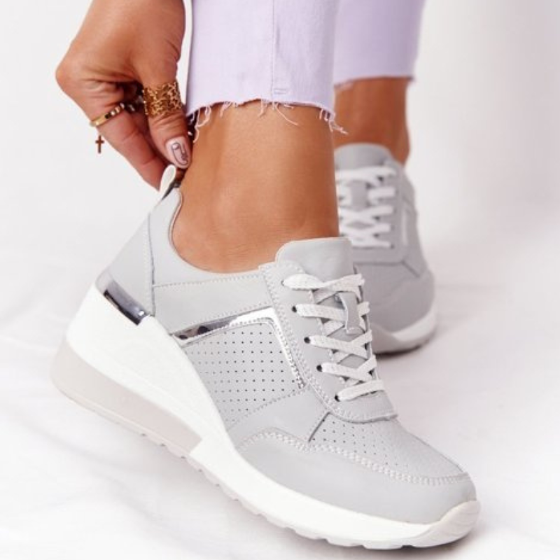 Elegance – Comfort Sneakers - White - 42