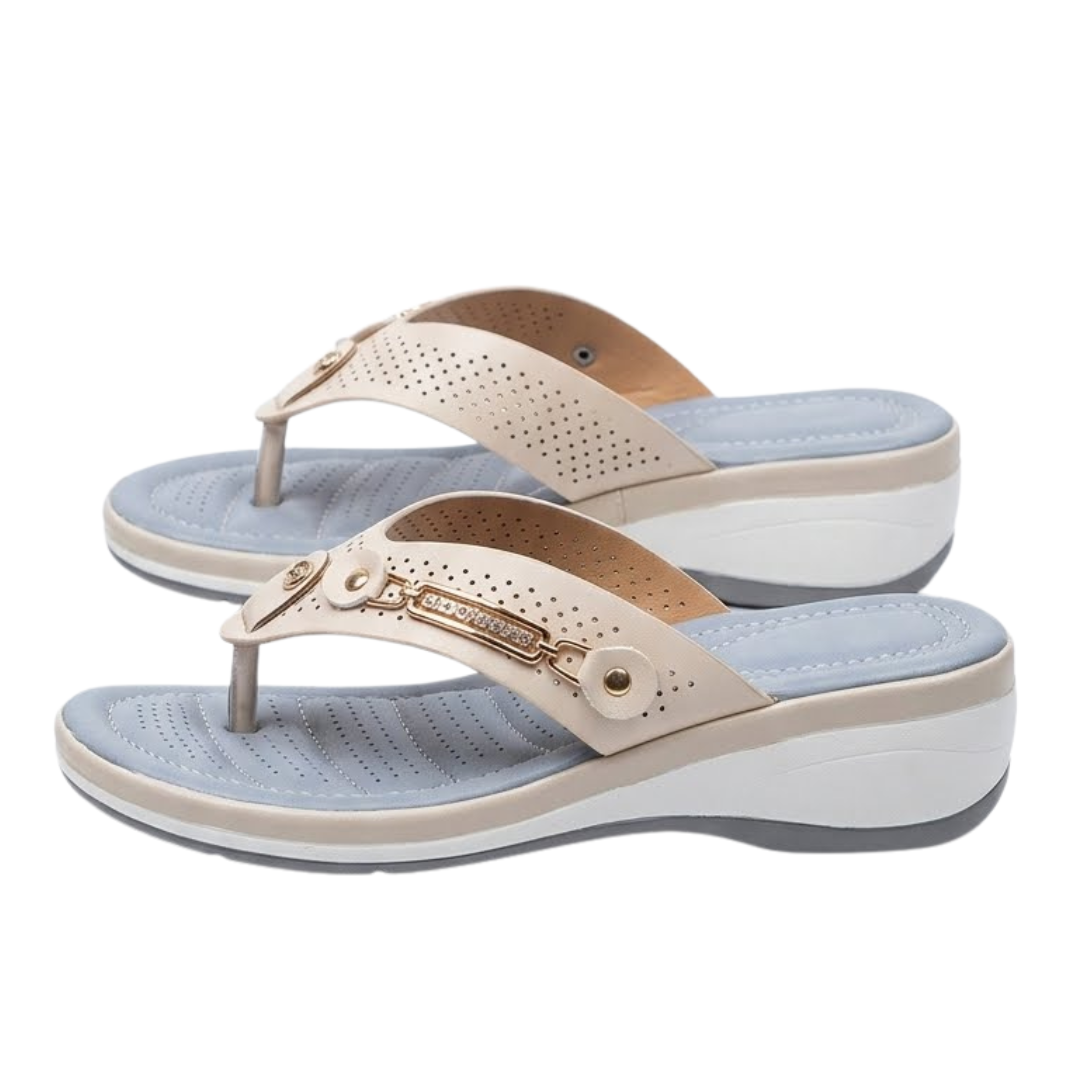Lina – Women's Comfort Sandals - White - 35