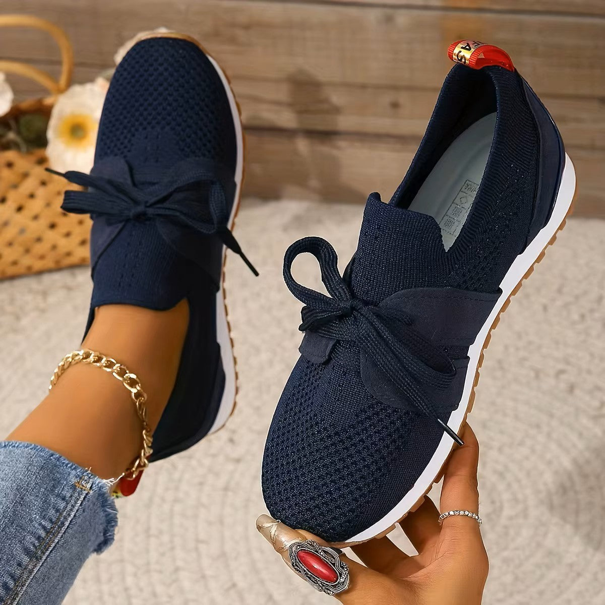 Aurelia – Comfort Sneakers - Gray - 39