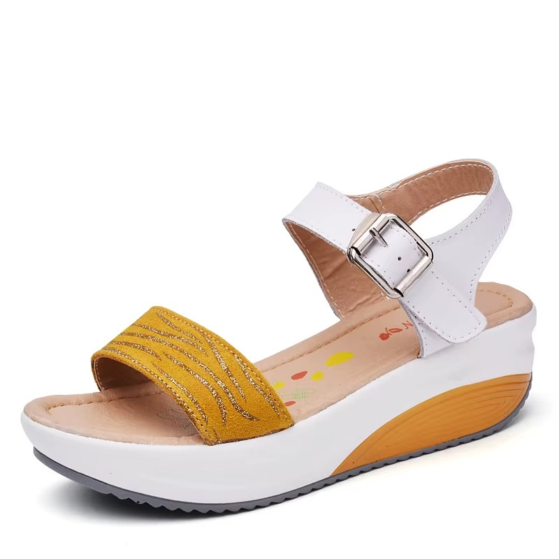 Thalia – Women's Comfort Sandals - Blue - 38