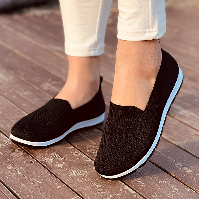 Slim – Women's Comfort Loafers - Black - 37