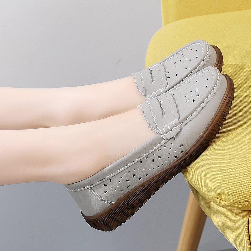 OrthoMotion – Comfort Loafers - Beige - 37