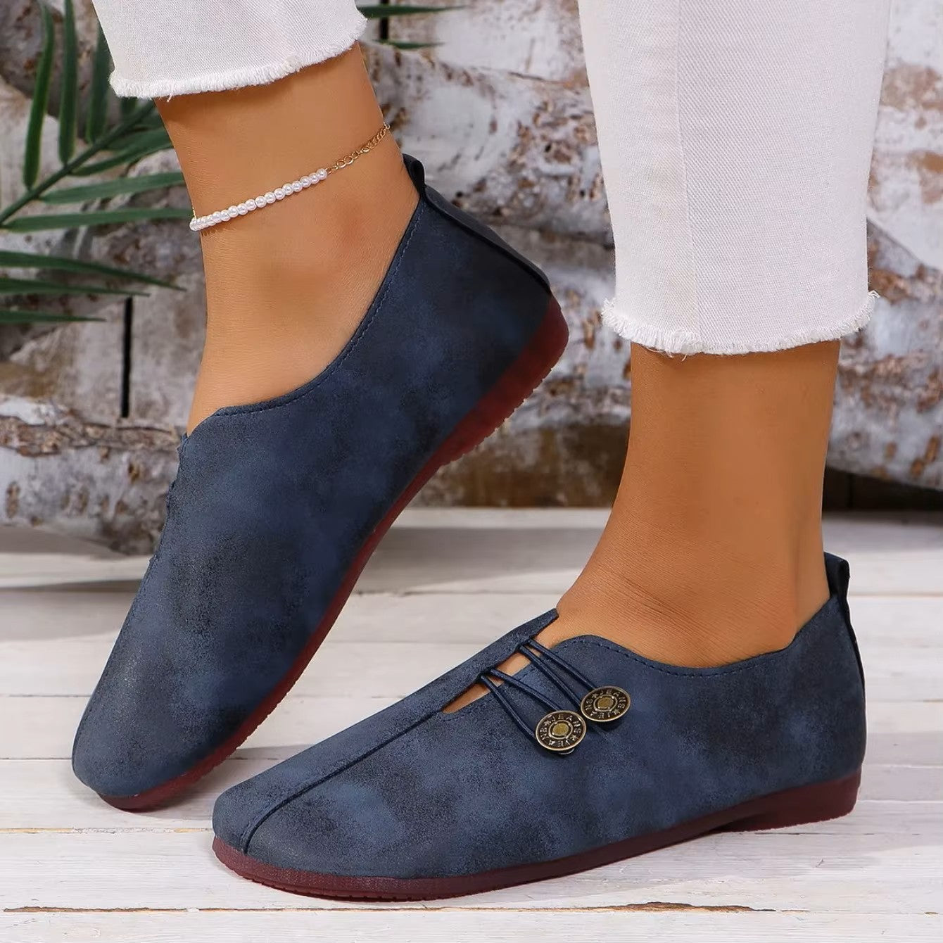 Lydia – Comfort Loafers - White - 43