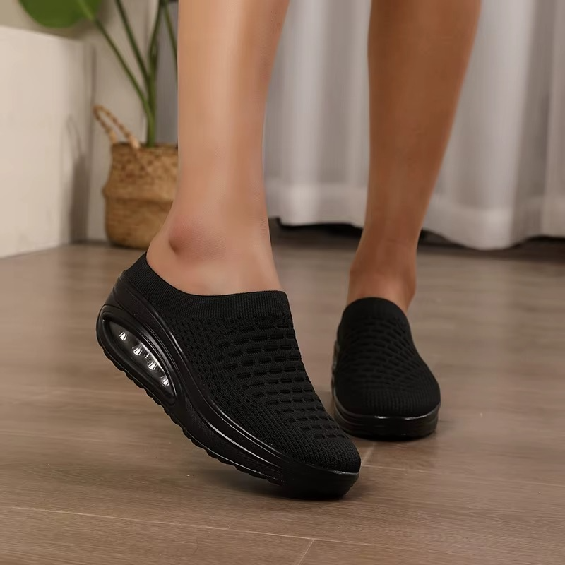 NovaSport – Comfort Athletic Sneakers - Black - 36